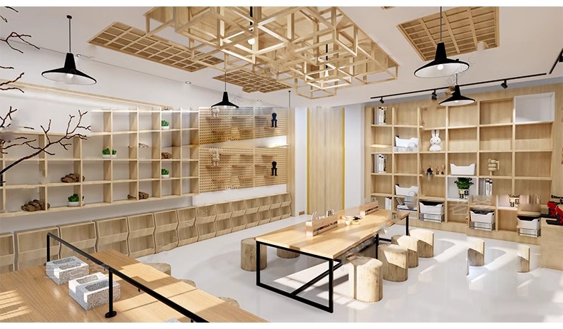 图片[35]-DIY手工坊木工陶艺馆幼儿园教室美工木作培训工坊草图大师su模型-大怪兽分享