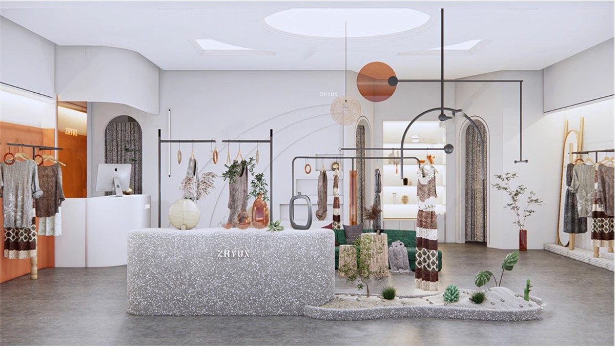 图片[33]-室内服装店专卖店su模型 草图大师sketchup服装展厅单体组件设计-大怪兽分享