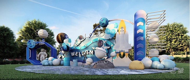 图片[26]-网红风橱窗饰品摆件美陈服装商场SU模型婚礼婚庆现场背景草图大师-大怪兽分享