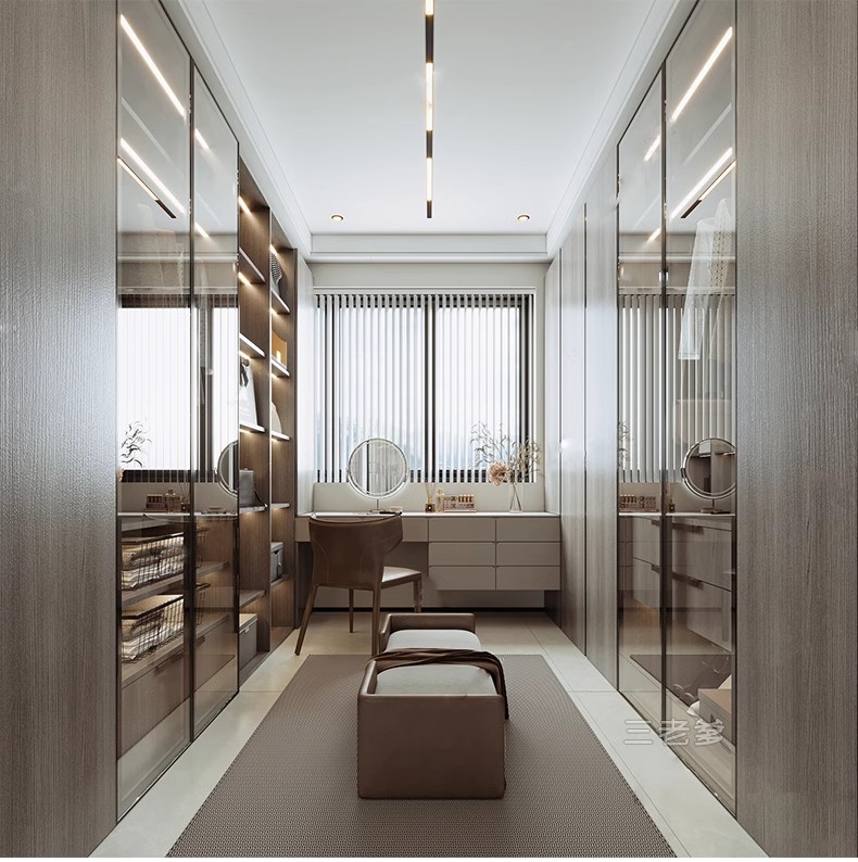 图片[44]-衣帽间草图大师SU模型sketchup室内设计卧室衣柜素材更衣室服装间-大怪兽分享