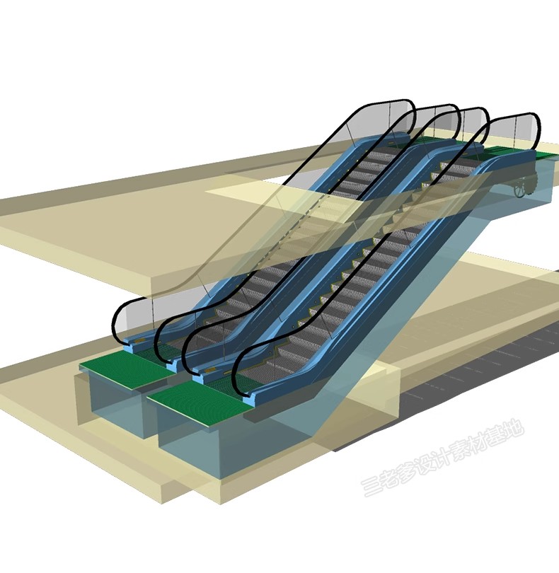 图片[29]-现代电梯门SU模型垂直升降客梯商场观光电梯玻璃货梯轿厢草图大师-大怪兽分享