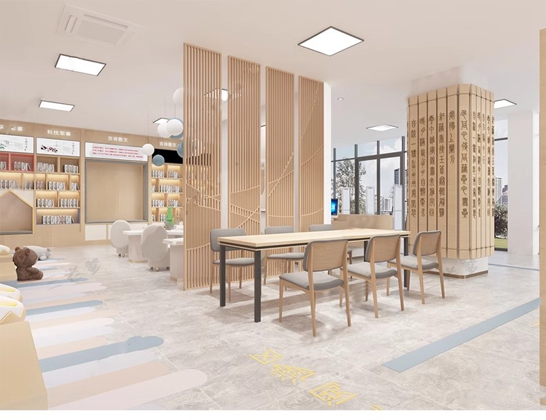 图片[45]-书店阅览室图书馆3d模型SU书咖书吧装修设计3Dmax效果图CAD施工图-大怪兽分享