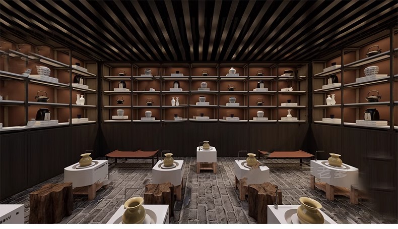 图片[38]-DIY手工坊木工陶艺馆幼儿园教室美工木作培训工坊草图大师su模型-大怪兽分享