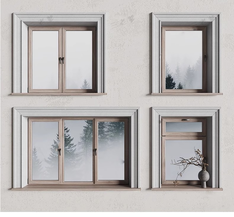 图片[40]-草图大师现代窗户组合推拉窗平开窗落地窗铝合金窗框断桥窗SU模型-大怪兽分享