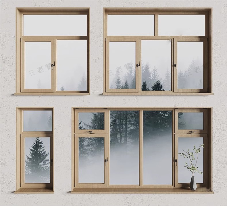 图片[41]-草图大师现代窗户组合推拉窗平开窗落地窗铝合金窗框断桥窗SU模型-大怪兽分享