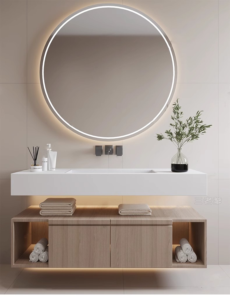 图片[4]-浴室柜子草图大师卫生间洗手台盆镜子卫浴现代奶油单体家装su模型-大怪兽分享