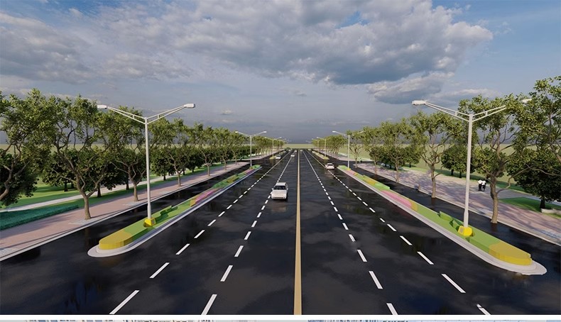 图片[42]-城市道路公路车行道斑马线地面指示线十字交通路口su模型草图大师-大怪兽分享