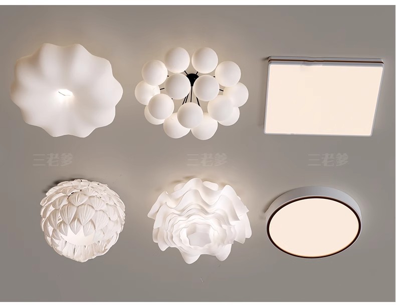 图片[22]-草图大师现代轻奢欧式客厅餐厅卧室方形圆形吸顶灯盘灯灯具SU模型-大怪兽分享