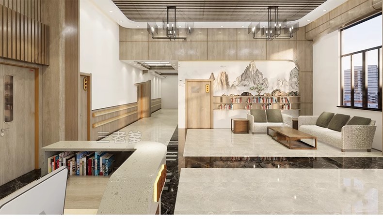 图片[40]-草图大师现代养老院福利院疗养中心大厅活动室卧室SU模型室内设计-大怪兽分享