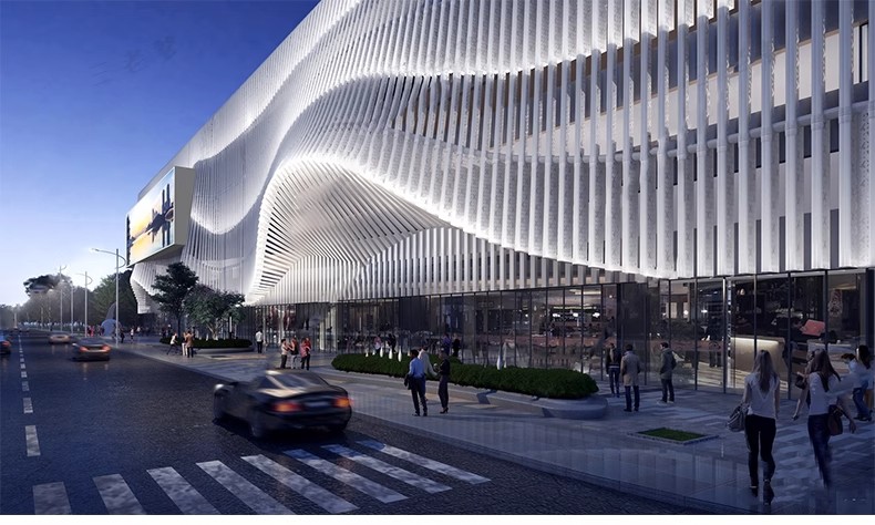 图片[32]-现代异形曲面格栅建筑外立面SU模型商业街镂空装饰墙表皮sketchup-大怪兽分享