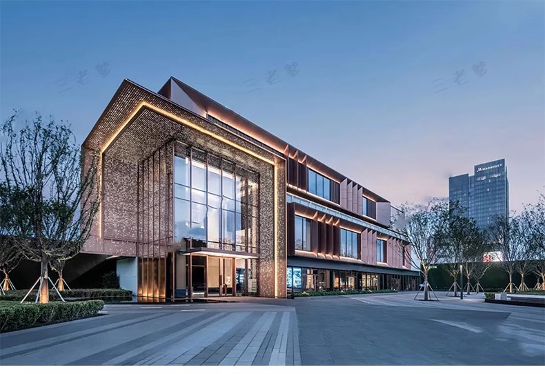 图片[33]-现代异形曲面格栅建筑外立面SU模型商业街镂空装饰墙表皮sketchup-大怪兽分享