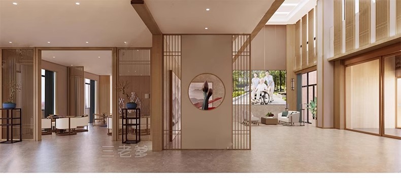 图片[42]-草图大师现代养老院福利院疗养中心大厅活动室卧室SU模型室内设计-大怪兽分享