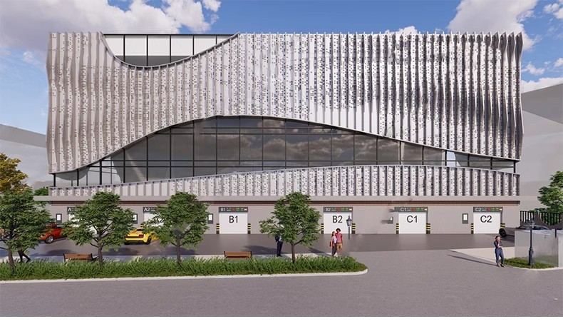 图片[37]-现代异形曲面格栅建筑外立面SU模型商业街镂空装饰墙表皮sketchup-大怪兽分享