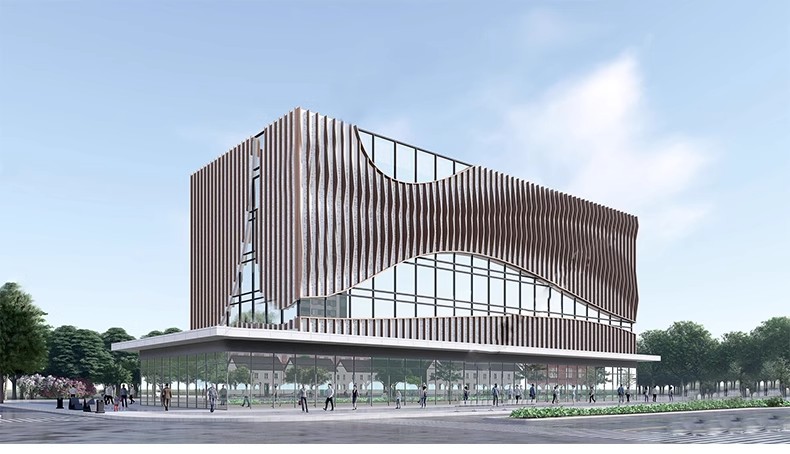 图片[38]-现代异形曲面格栅建筑外立面SU模型商业街镂空装饰墙表皮sketchup-大怪兽分享