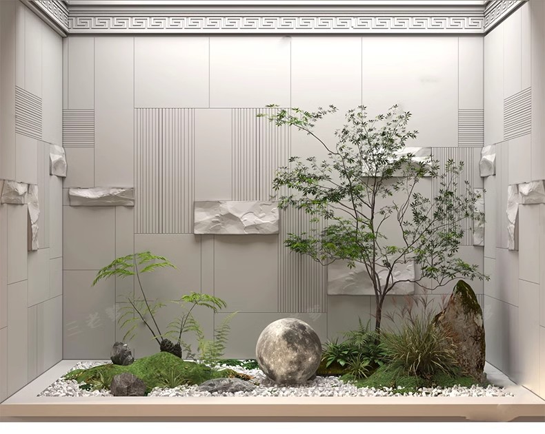 图片[32]-2025室内造景庭院景观小品3d模型中式植物绿植花园3dmax模型素材-大怪兽分享