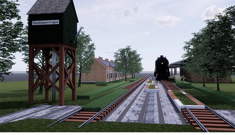 图片[33]-仓库工厂旧厂房改造LOFT公园办公楼创意园区cad工业风遗址su模型-大怪兽分享