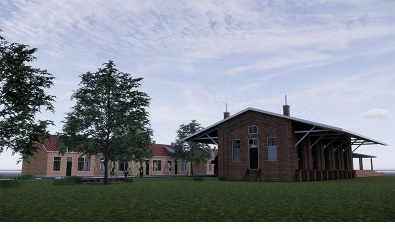 图片[34]-仓库工厂旧厂房改造LOFT公园办公楼创意园区cad工业风遗址su模型-大怪兽分享