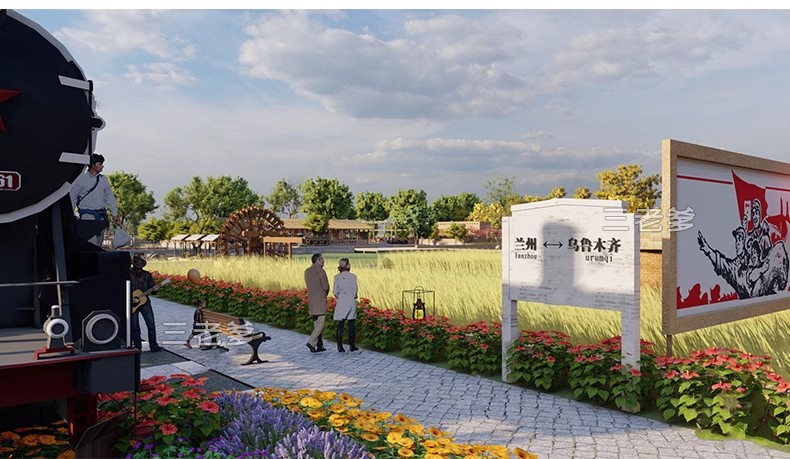 图片[34]-农村乡村田园庭院子蔬菜种植园农家乐菜地菜园栅栏草图大师SU模型-大怪兽分享