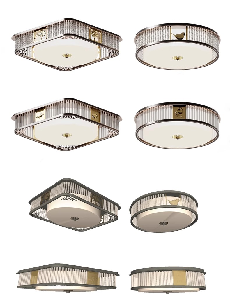 图片[35]-草图大师现代轻奢欧式客厅餐厅卧室方形圆形吸顶灯盘灯灯具SU模型-大怪兽分享