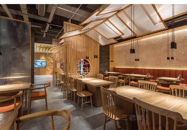 图片[44]-草图大师新中式风格餐饮店铺门头中餐厅餐馆快餐店室内设计SU模型-大怪兽分享
