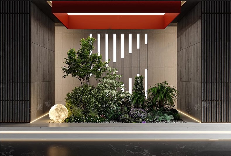 图片[36]-2025室内造景庭院景观小品3d模型中式植物绿植花园3dmax模型素材-大怪兽分享