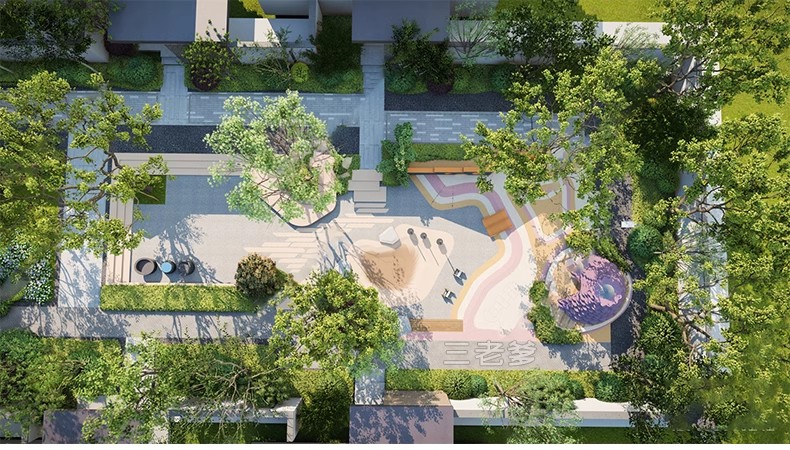 图片[38]-住宅小区居住区景观园林SU模型别墅区现代庭院宅间小品草图大师-大怪兽分享
