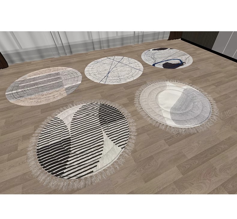 图片[41]-草图大师地毯su模型室内设计欧式美式现代软装布艺织物地垫图案库-大怪兽分享