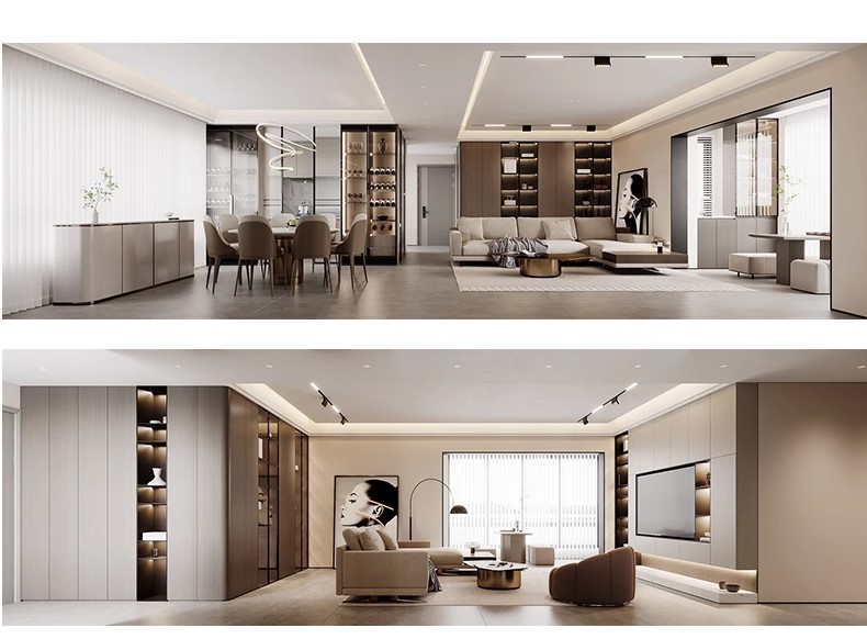 图片[28]-2025年现代简约风格效果参考图家装高清实景案例室内装修设计素材-大怪兽分享