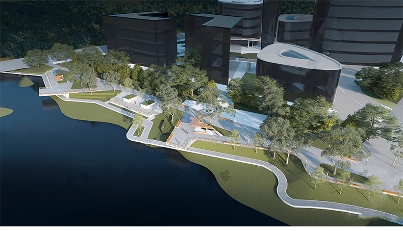 图片[23]-现代滨水滨河湿地河道公园规划广场园林景观SU模型素材CAD施工图-大怪兽分享