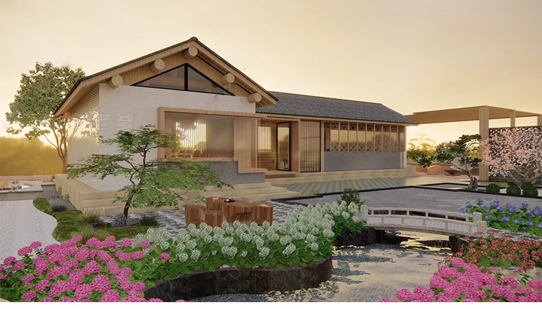 图片[53]-乡村民居美丽新农村民宿民房住宅乡镇改造新中式建筑自建房su模型-大怪兽分享