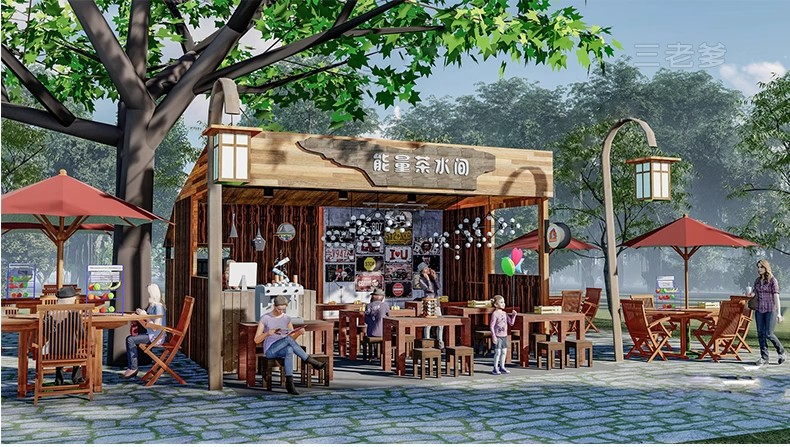 图片[35]-网红集市快餐车景区摊位SU模型夜市移动集装箱售卖亭餐厅草图大师-大怪兽分享