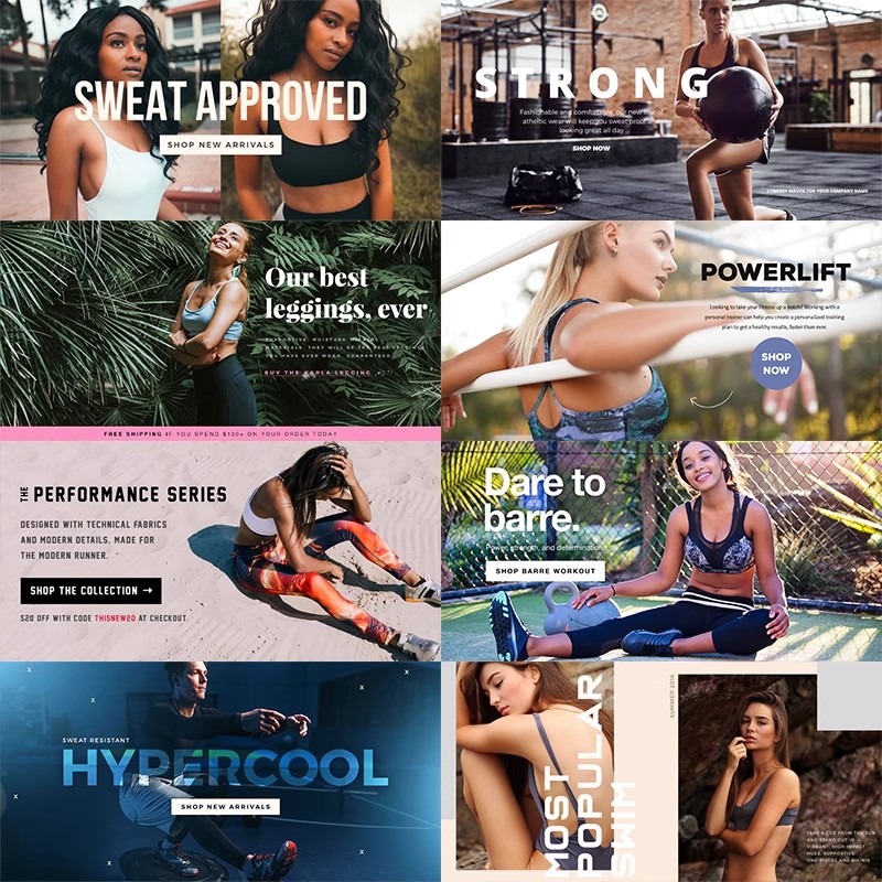 HC-16时尚户外运动健身宣传Banner广告轮播海报PSD设计素材模板图-大怪兽分享