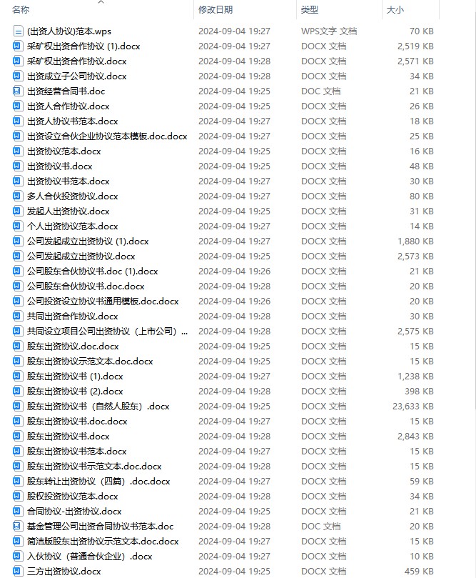 图片[2]-最新股东合伙出资协议公司企业范本书投资隐民专利经营个多人合同-大怪兽分享