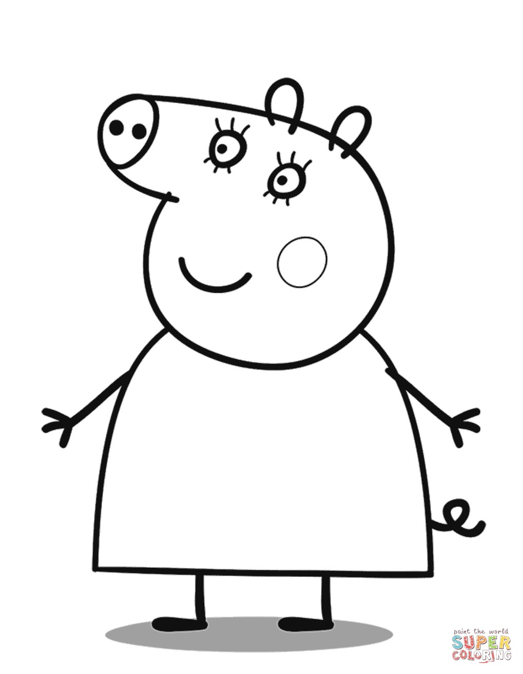 图片[2]-儿童画画涂色填色彩色黑白电子版幼儿园宝宝图画绘画可打印素材-大怪兽分享