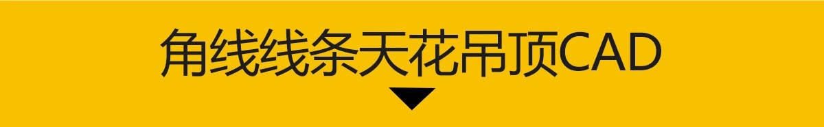 图片[3]-角线CAD施工图库线条大样剖面图石膏门套踢脚线室内天花吊顶图块-大怪兽分享