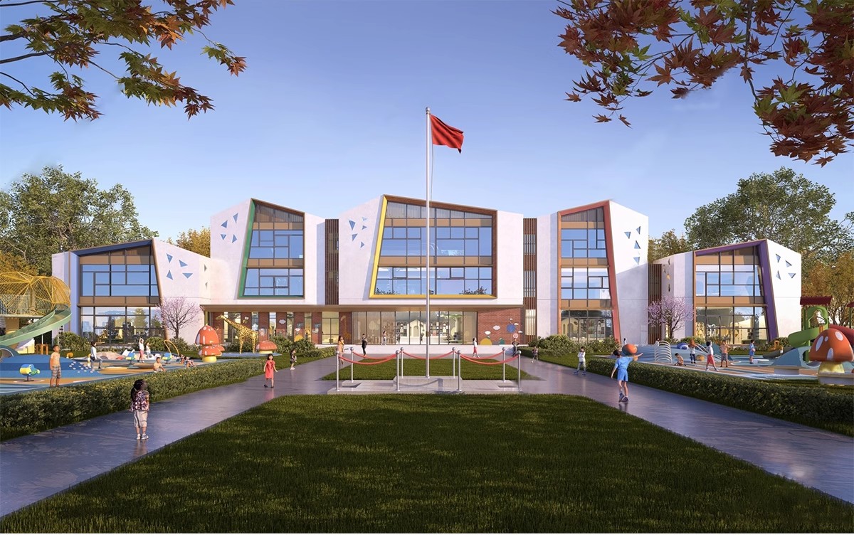 图片[4]-幼儿园景观建筑园林户外活动场地教学学校外观su模型草图大师素材-大怪兽分享