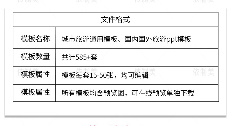 图片[3]-PPT模板旅游电子相册城市旅行国内国外风景区景点日记纪念册画册-大怪兽分享