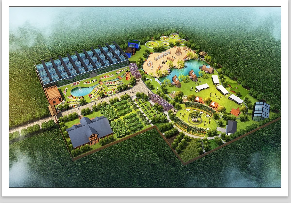 图片[4]-农场农庄CAD平面图方案布局图旅游观光农业园乡村旅游度假村文旅-大怪兽分享