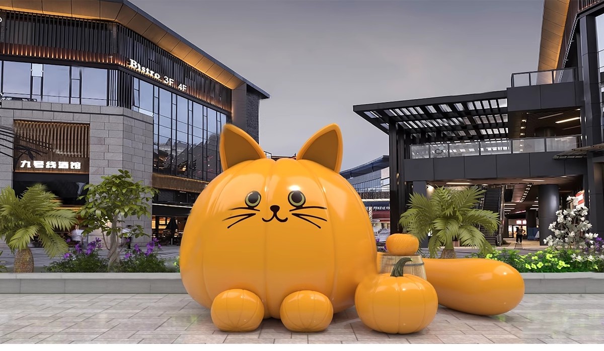 图片[4]-商业街卡通动物雕塑su模型商业广场公园景观小品熊猫麋鹿草图大师-大怪兽分享