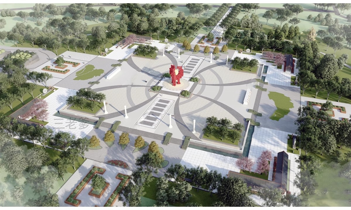 图片[3]-草图大师模型SU园林景观设计 公园广场小区学校室外SketchUp素材-大怪兽分享