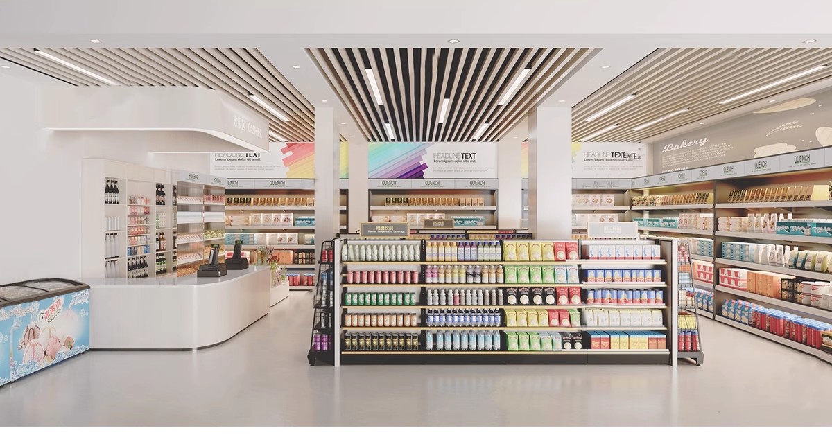 图片[4]-草图大师生鲜水果蔬菜超市CAD施工图便利店货架卖场SU模型素材库-大怪兽分享