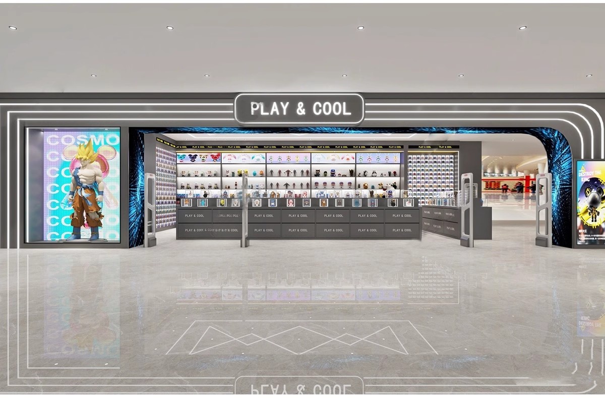 图片[4]-手办潮玩店玩具店儿童卡通公仔娃娃礼品店展柜橱柜草图大师su模型-大怪兽分享