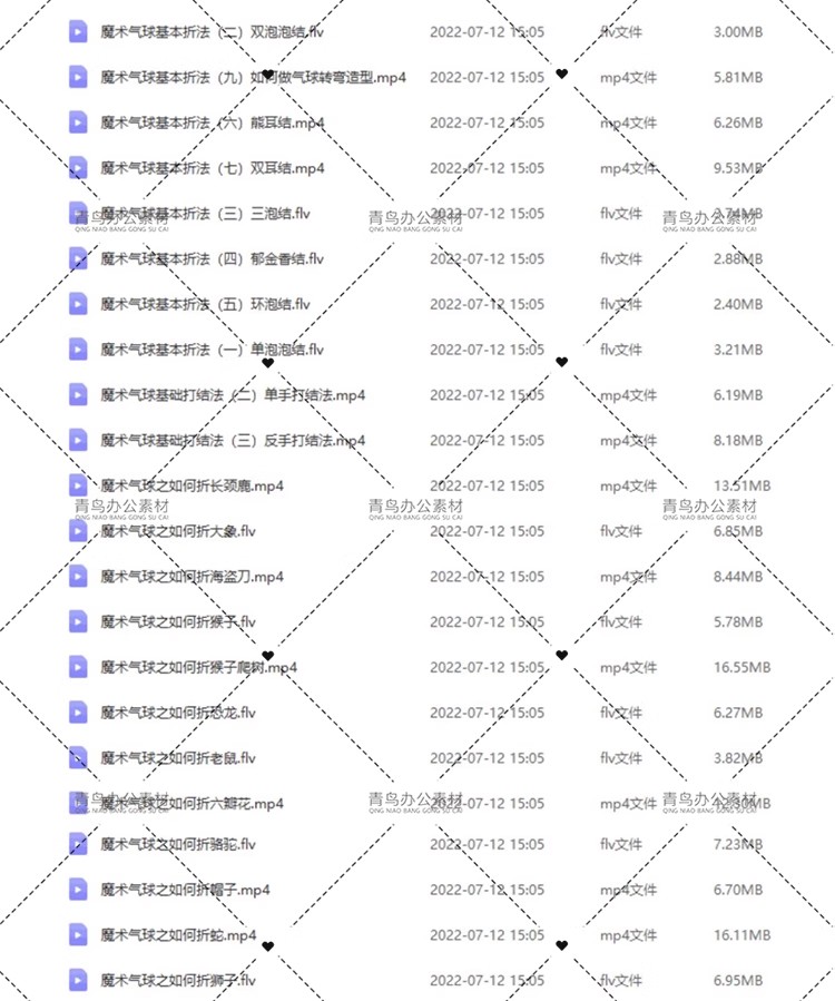 图片[3]-魔气球派对教程 长条造型魔术气球教程 气球编织教程造型长条-大怪兽分享