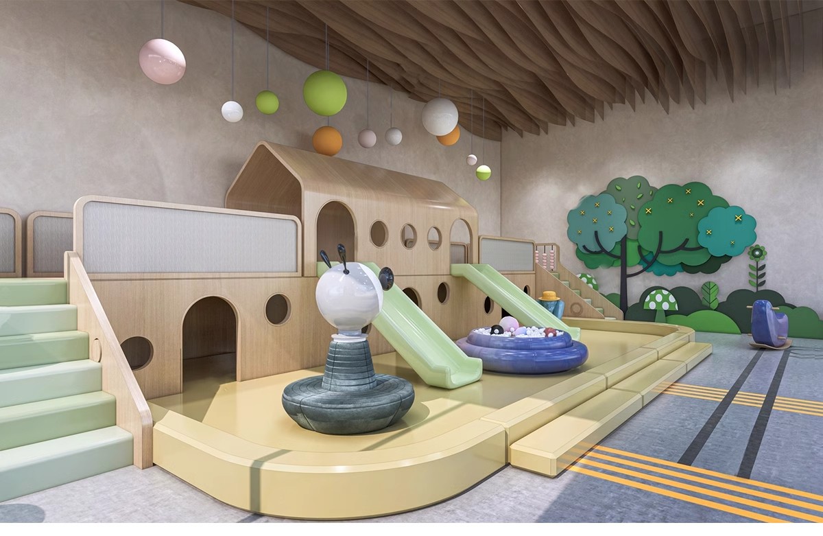 图片[4]-草图大师商场室内儿童乐园游乐场淘气堡设施城堡海洋球设备SU模型-大怪兽分享