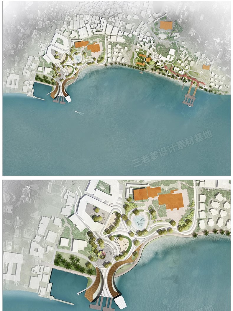 图片[4]-城市滨水公园PS彩色平面图生态湿地景观规划设计PSD分层彩平素材-大怪兽分享