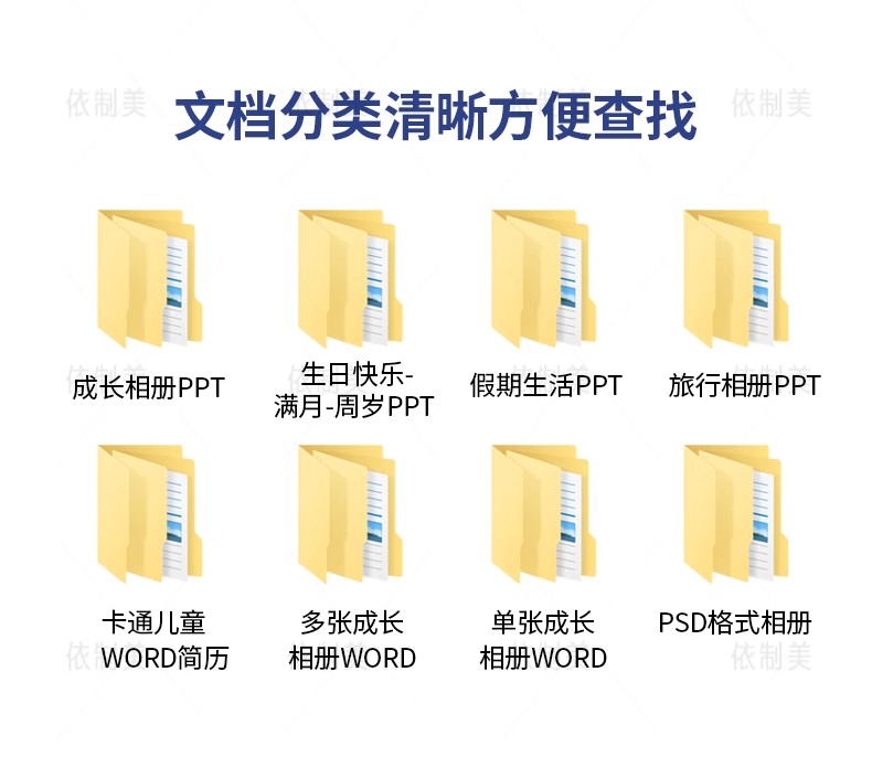 图片[4]-psd小学生幼儿园儿童成长个人档案ppt记录手册A4纪念相册word模板-大怪兽分享