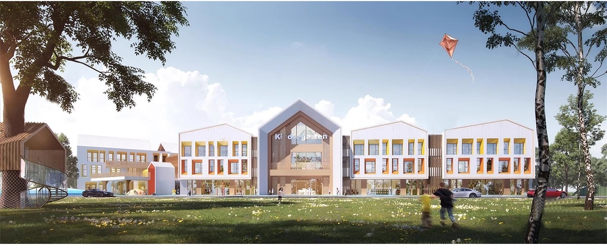 图片[5]-幼儿园景观建筑园林户外活动场地教学学校外观su模型草图大师素材-大怪兽分享