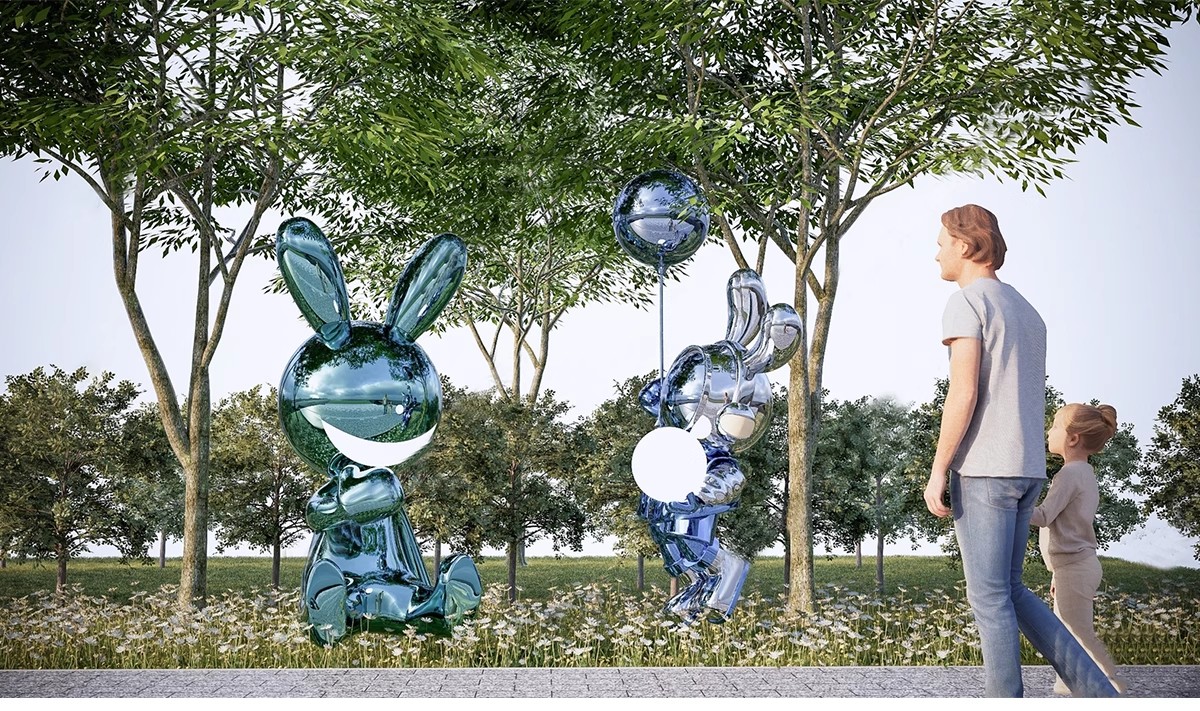 图片[5]-商业街卡通动物雕塑su模型商业广场公园景观小品熊猫麋鹿草图大师-大怪兽分享