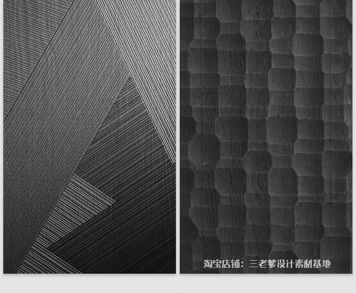 图片[5]-肌理板SU贴图原实木3D浮雕面波浪纹烤漆柜门墙板橡木饰面素材模型-大怪兽分享