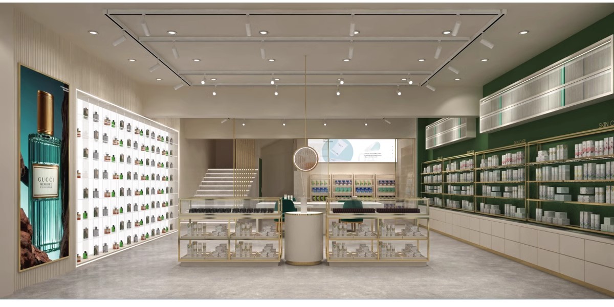 图片[4]-化妆品店CAD施工图纸 美妆店图库装修设计平面布置店面室内效果图-大怪兽分享